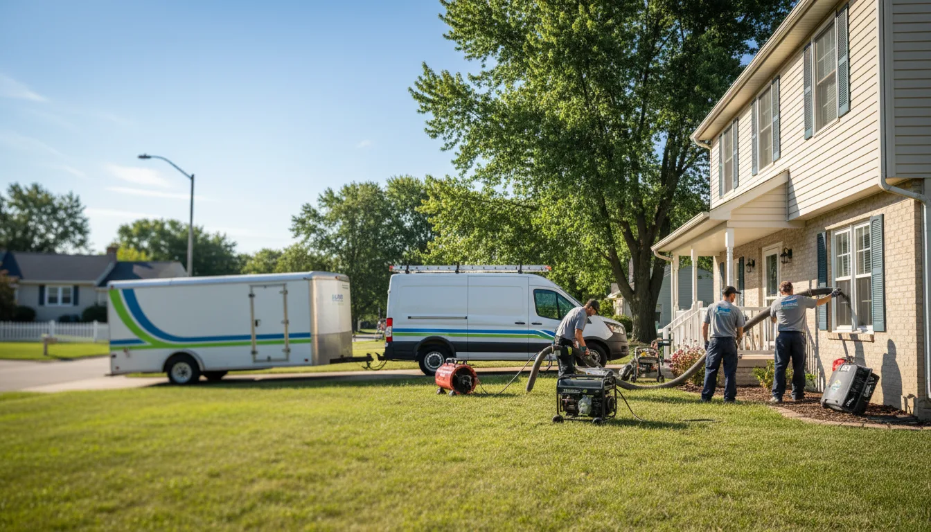 Flooded Basement Restoration And Cleanup With Repair in Garner, IA near me